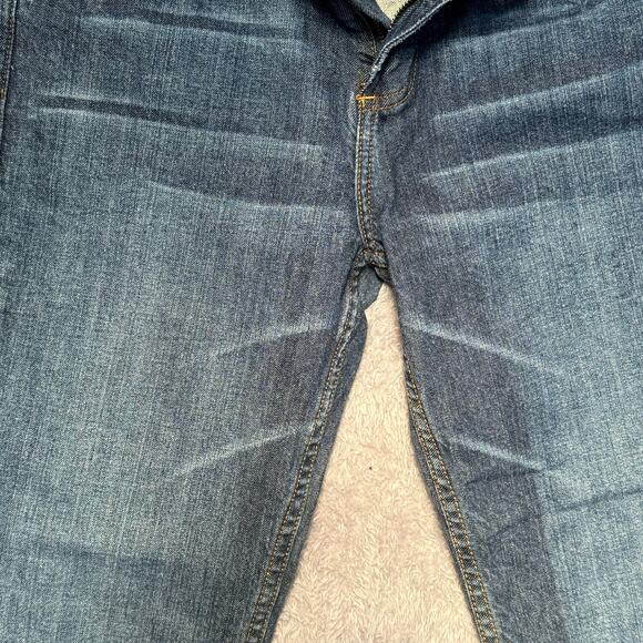 Y2K VTG Juicy Couture Low Rise Flare Sequin J Pocket Jeans Women 30 Medium Wash - Picture 4 of 9